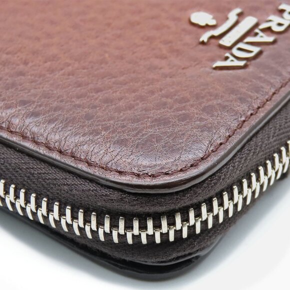 PRADA Brown Leather Wallet - Picture 5 of 11